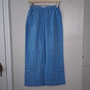 Abercrombie & Fitch Blue Wide Leg Pants
